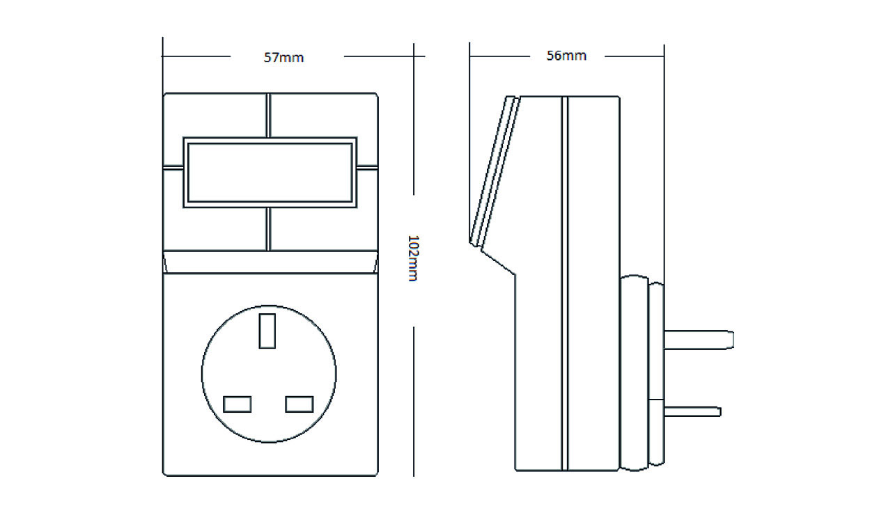 Electronic Plug-in Thermostat with 24 Hour Time Control | DETA Electrical