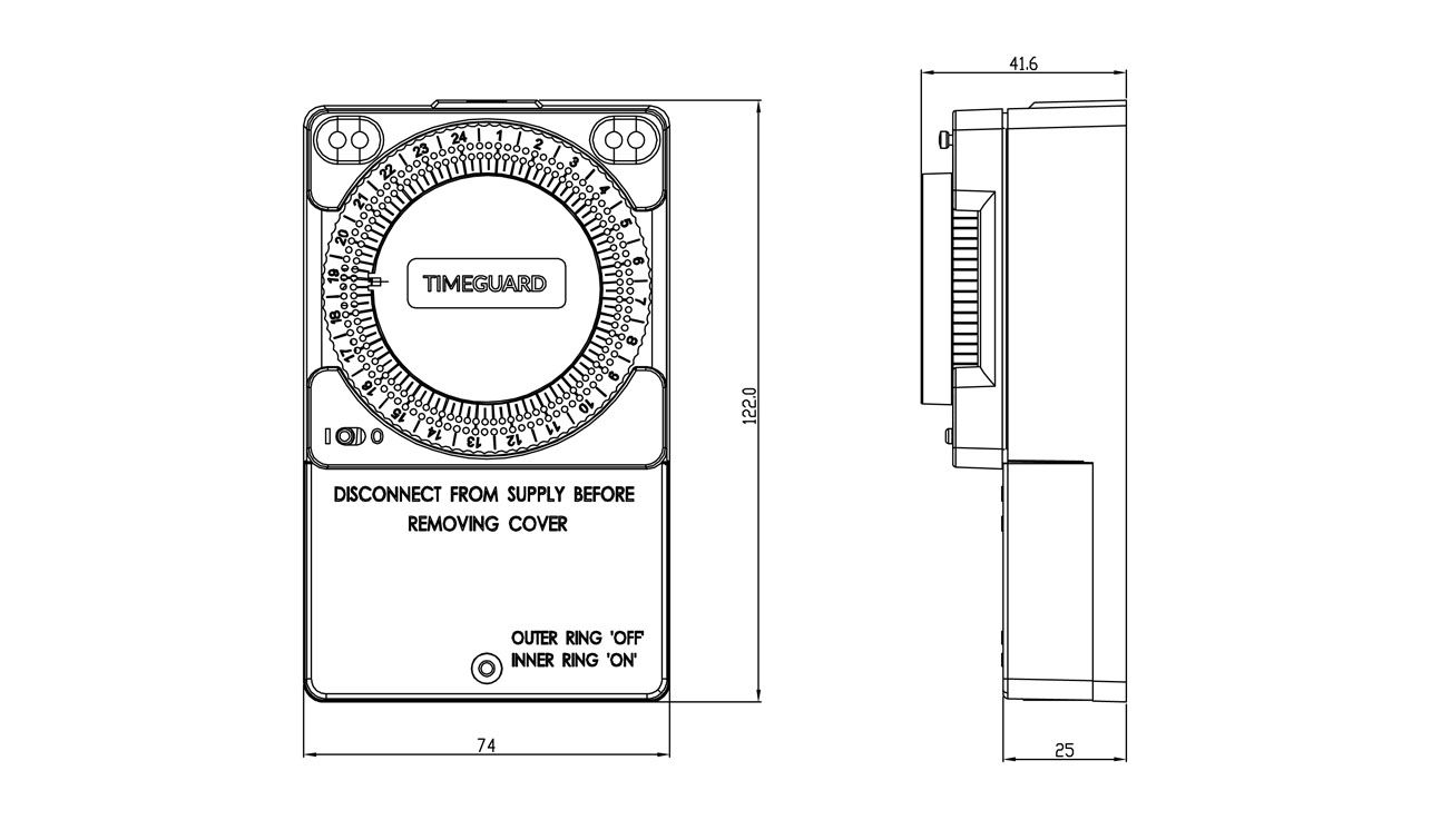 24 Hour Immersion Heater Time Controller | DETA Electrical