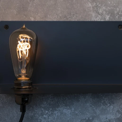 Bailey BaiLum E27 Armatuur rand 150x300mm Vrijstr Stekker IP20 zwart 141935