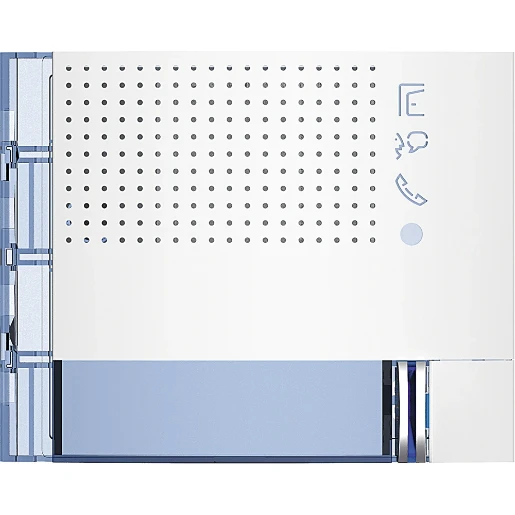 Bticino Sfera Frontplaat afdekraam audio 1-voudig Verticaal Wit RAL 9003 IP20 BT351112