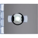 Bticino Sfera Frontplaat afdekraam D/N camera 1-voudig Verticaal Antraciet RAL 7037 IP20 BT352403