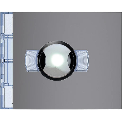 Bticino Sfera Frontplaat afdekraam D/N camera 1-voudig Verticaal Antraciet RAL 7037 IP20 BT352403
