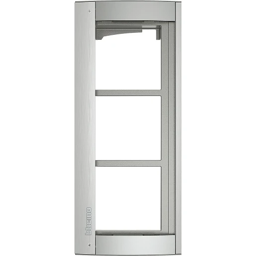 Bticino Sfera afdekraam 3v verticaal aluminium ip54