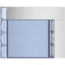 Bticino Sfera frontplaat afdekraam oproepen 1-voudig Verticaal Aluminium RAL 7040 IP20 BT352031