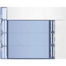 Bticino Sfera frontplaat afdekraam 1-voudig Verticaal Wit RAL 9003 IP20 BT352032