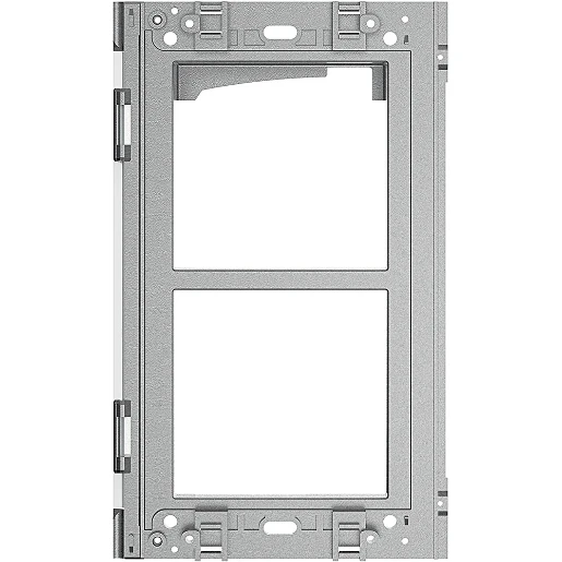 Bticino Sfera Robur inbouwframe 2-voudig aluminium Verticaal BT350325
