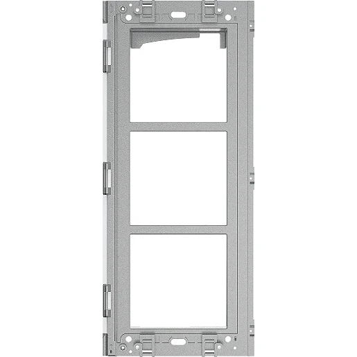 Bticino Sfera Robur inbouwframe 3-voudig aluminium Verticaal BT350335