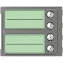 Bticino Sfera frontplaat afdekraam oproepen robur 1-voudig Verticaal Messing IP20 BT352045