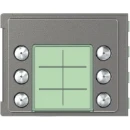 Bticino Sfera frontplaat afdekraam oproepen robur 1-voudig Verticaal Messing IP20 BT352165