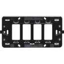 Bticino Magic toebehoren schakelmateriaal houder 4 Horizontaal en verticaal Met schroeven BT504S