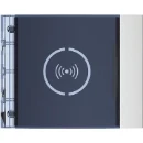 Bticino Sfera Frontplaat afdekraam RFIDM 1-voudig Verticaal Aluminium RAL 7040 IP20 BT353201