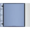 Bticino Sfera Frontplaat afdekraam info module 1-voudig Verticaal Aluminium RAL 7040 IP20 BT352201