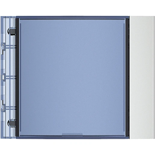 Bticino Sfera Frontplaat afdekraam info module 1-voudig Verticaal Aluminium RAL 7040 IP20 BT352201