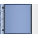 Bticino Sfera Frontplaat afdekraam info module 1-voudig Verticaal Wit RAL 9003 IP20 BT352202