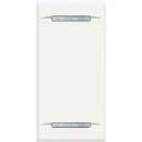 Bticino Axolute bedieningselement 2f 1 module aan / uit tweedelige wip wit RAL 9003 BTHD4911