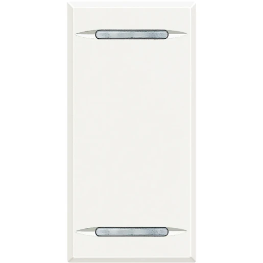 Bticino Axolute bedieningselement 2f 1 module aan / uit tweedelige wip wit RAL 9003 BTHD4911