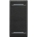 Bticino Axolute bedieningselement 2 functies 1 module aan / uit tweedelige wip antraciet RAL 9004 BTHS4911