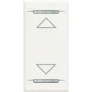 Bticino Axolute bedieningselement 1 module aan / uit tweedelige wip wit RAL 9003 BTHD4911AH