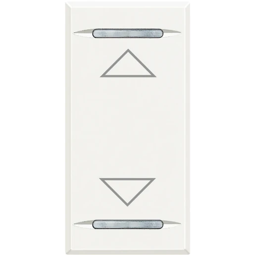 Bticino Axolute bedieningselement 1 module aan / uit tweedelige wip wit RAL 9003 BTHD4911AH
