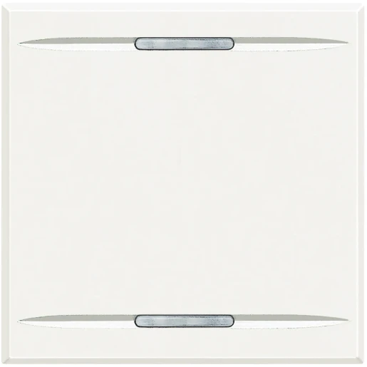 Bticino Axolute bedieningselement 2f 2 modules aan / uit tweedelige wip wit RAL 9003 BTHD4911M2