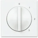 Bticino Axolute draaischakelaar 2 modules 4 standen inbouw Schakeling 0 - 1 - 2 - 3 3A 250V BTHD4016