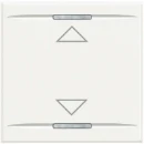 Bticino Axolute bedieningselement 2 modules aan / uit enkele wip wit RAL 9003 BTHD4911M2AH