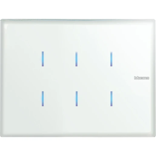 Bticino Axolute Nachtsensor 6-voudig wit inbouw IP20 RAL 9006 BTHC4657M3