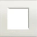 Bticino LivingLight Rechthoekig afdekraam 1-voudig Horizontaal en verticaal Wit RAL 9003 BTLNA4802BI