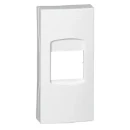 Legrand Mosaic Behuizing modulair + din-rail voor DLP-wandgoot 1-voudig Verticaal Wit RAL 9003 010935