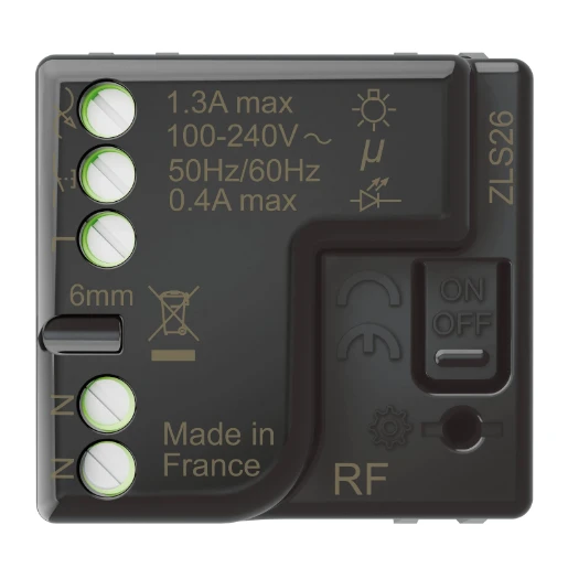 Legrand Valena Geconnecteerde micromodule 1x aan/uit zwart 064888