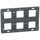 Legrand Mosaic inbouwraam geïsoleerd 8 Horizontaal en verticaal 080266