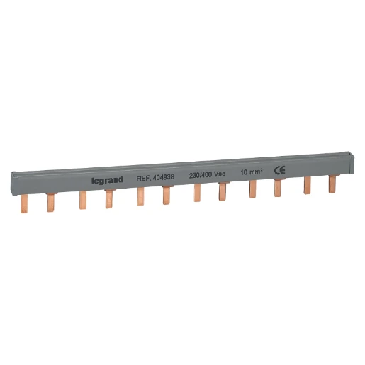 Legrand VERBINDINGSRAIL MET TANDEN 2P 12 MODULES-10MM2