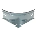 Legrand P31+ aanzetbocht universeel kabelgoot h 60mm zink 481173