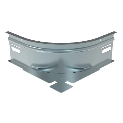 Legrand P31+ aanzetbocht universeel kabelgoot h 60mm zink 482273