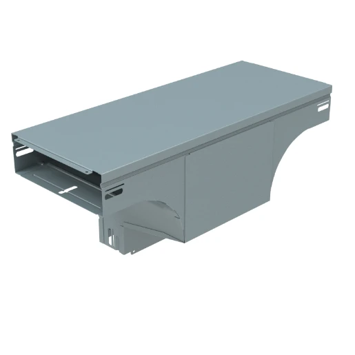 Legrand P31+ bodemaftakstuk kabelgoot T-stuk verticaal vallend dwars 200x60mm sdz 481833