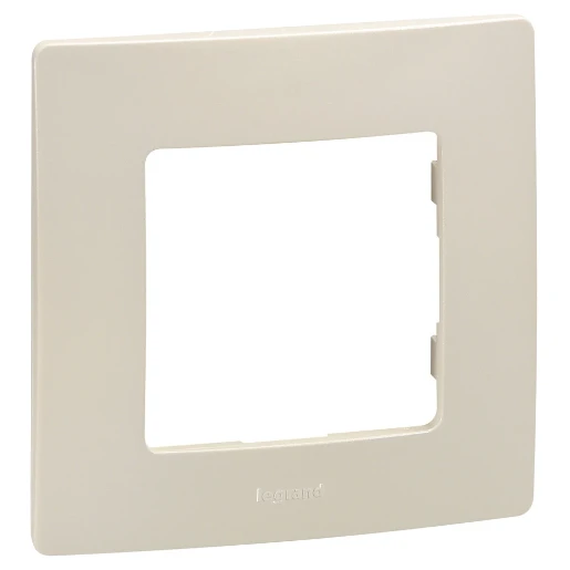 Legrand Niloé afdekraam crèmewit (elektrowit) 1-voudig Horizontaal en verticaal Beige RAL 1013 665011