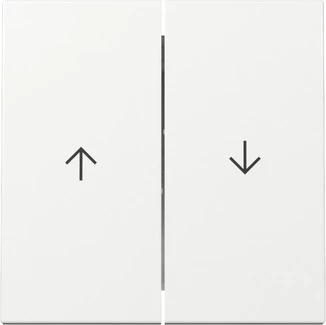 Gira Wip 2-v pijl System 55 z.wit