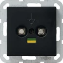 Gira System 55 Potentiaalvereffeningscontactdoos inbouw Mat zwart 0405005