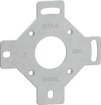 Gira metaaladapter lege doos opbouw 888410