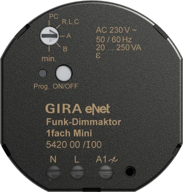 Gira Dr.l.dim.act. 1-v Mini 20-250 VA eNet