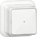 Gira wisseldrukcontact wipdrukcontact k/p opbouw Wip Glanzend wit RAL 9010 315611