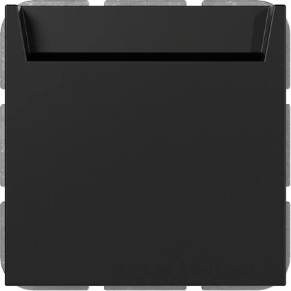 Gira wisseldrukcontact inbouw Hotelkaart Mat zwart 3140005
