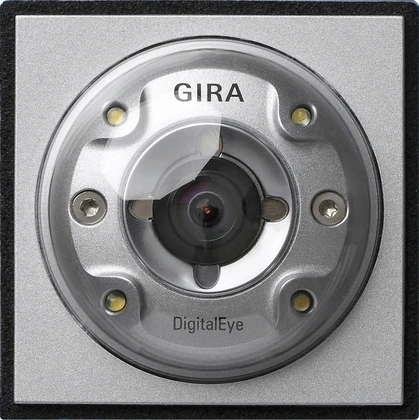 Gira TX_44 Kleurencamera deurstation bussysteem kunststof Inbouw aluminium 126565