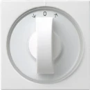 Gira System 55 Afdekking draaiknop tijdschakelaar knevelgreep wit RAL 9010 066603