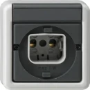 Gira SW Lichtsignaaleenheid Basiselement opbouw grijs IP44 016135