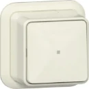 Gira wipdrukcontact wisseldrukcontact k/p opbouw Wip Glanzend wit RAL 1013 315610