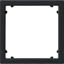 Gira System 55 Adapterraam vierkant zwart 0283005