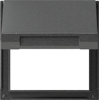 Gira TX_44 Adapterraam klapdeksel antraciet RAL 7016 065467