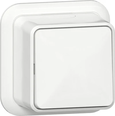 Gira Wipsch. uit-wis+K/P Opbouw z.wit