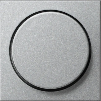 Gira System 55 Afdekking knop draaiknop aluminium 065026